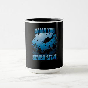 Caneca Você Scuba Steve Diving Ocean Engraçado Presente