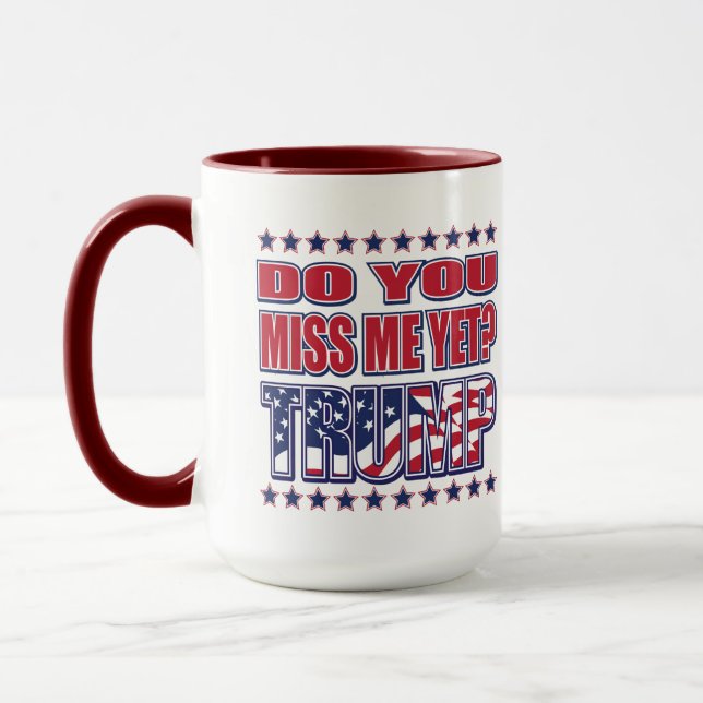 Caneca Você sente falta de mim ainda Trump (Esquerda)