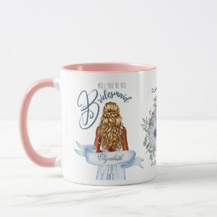 Caneca Você Será Meu Nome De Proposta De Cabelo Loiro?