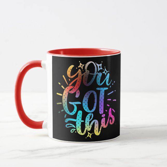 Caneca Você tem essas estrelas e cores inspiradoras (Esquerda)