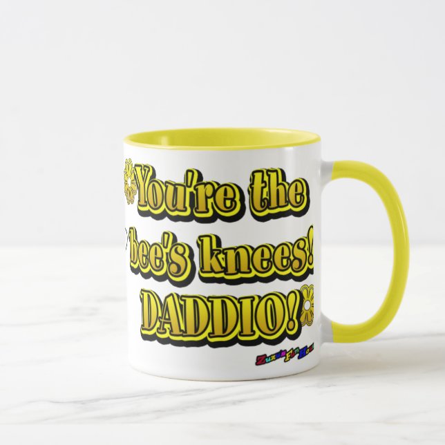 Caneca Vocês são os Knees das Abelhas! Daddio! -caneca (Direita)