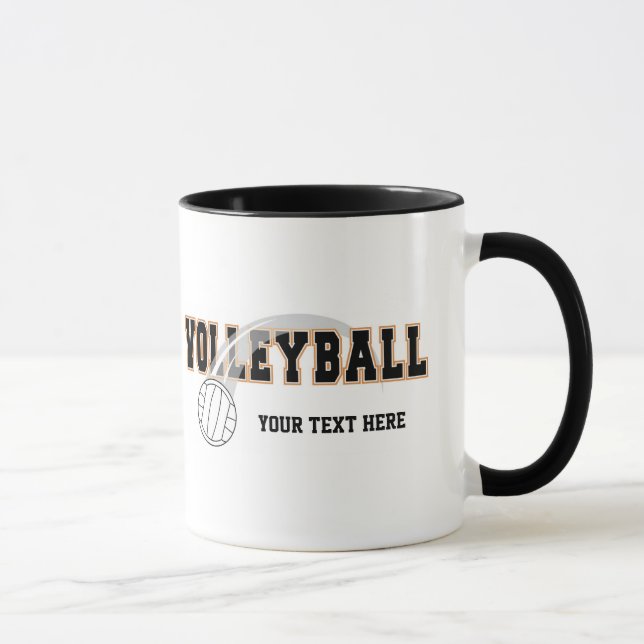 Caneca Voleibol (customizável) (Direita)