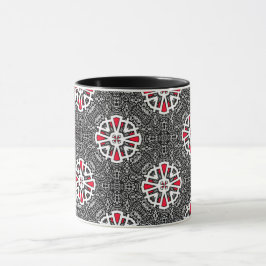 Caneca Volume 2 da arte caleidoscópica de 16