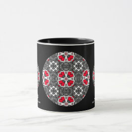 Caneca Volume dezesseis da arte caleidoscópica sete