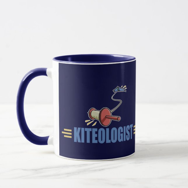 Caneca Vôo cómico do papagaio (Esquerda)
