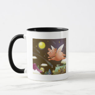 Caneca Vôo do porco no céu