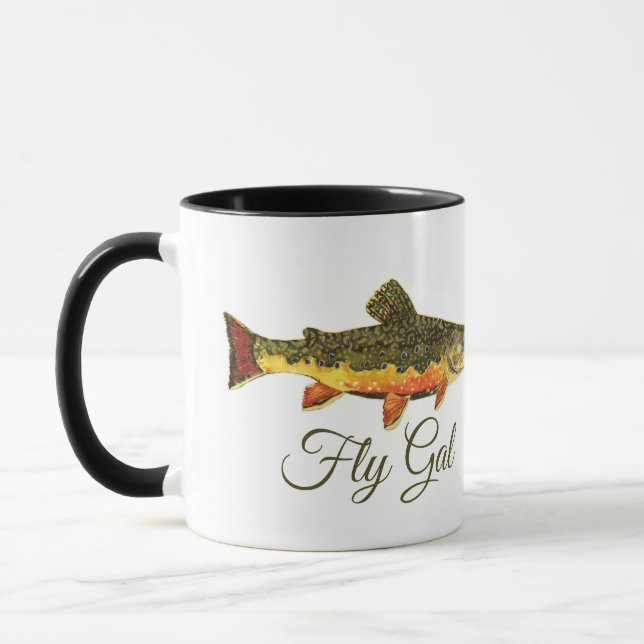 Caneca Voo Pescaria GAL Brook Trout Pescadora (Esquerda)