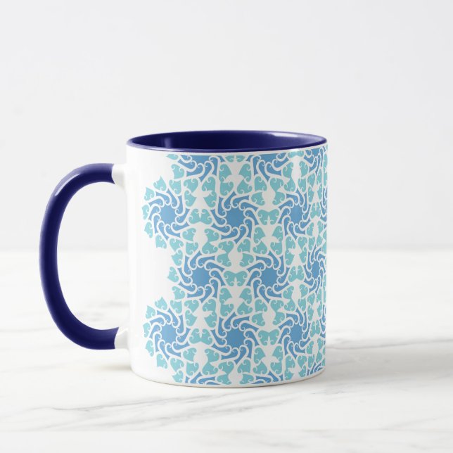Caneca Vórtice Azul (Esquerda)