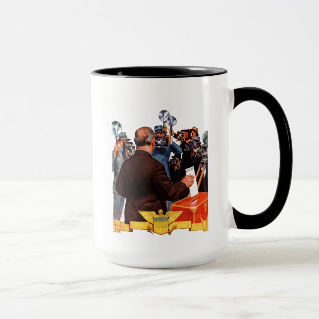 Caneca Votação do candidato (Direita)