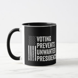 Caneca Votação Impede Presidências Indesejadas Americanas