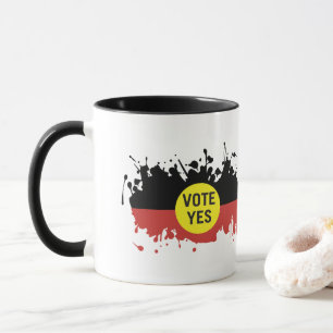 Caneca Votação Sim Voz Indígenas ao Parlamento