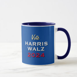 Caneca Votar HARRIS WALZ 2024 Campanha
