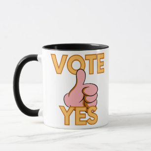Caneca Votar sim