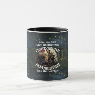 Caneca Vote Político Patriótico Trump Partido Republicano