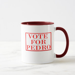 Caneca Voto para Pedro
