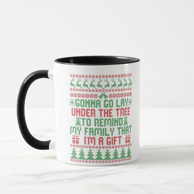 Caneca Vou Deitar Debaixo Da Árvore Para Lembrar Minha Fa (Esquerda)
