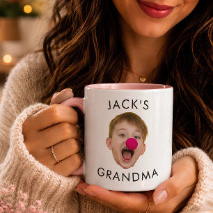 Caneca Vovó Aniversário, Cara De Bebê Dady, Cara Personal