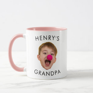 Caneca Vovô Mug Gift, Pai De Cara De Bebê, Tórax Personal