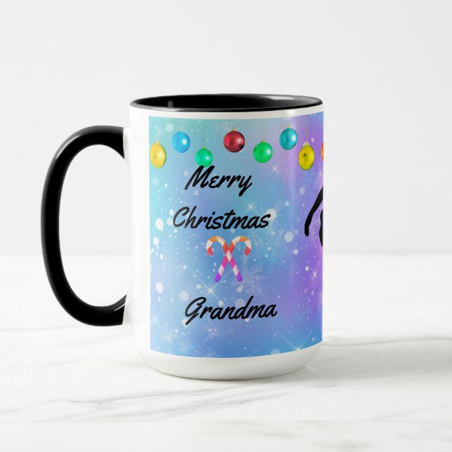 Caneca Vovó, Natal personalizado (Esquerda)