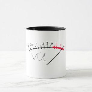 Caneca VU Meter Sound Level Studio