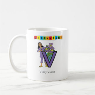 Caneca Vv de Letterland |