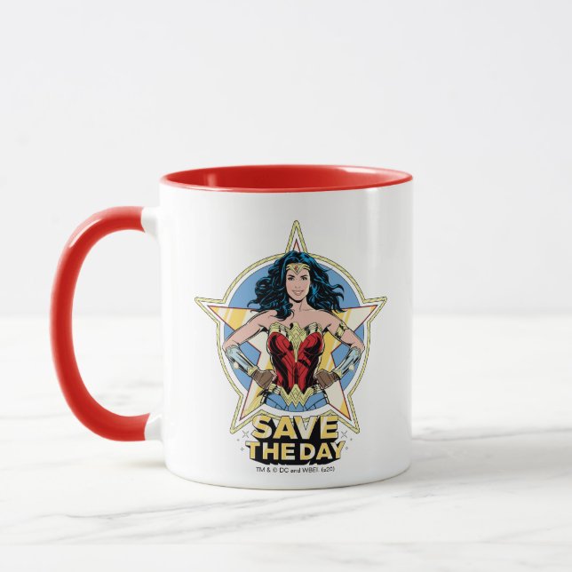 Caneca W84 | Salva O Dia Da Mulher Maravilha (Esquerda)