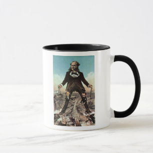 Caneca W.H. Vanderbilt como 'um colosso das estradas