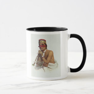 Caneca Wa-Em-Boesh-Kaa, um chefe do Chippeway