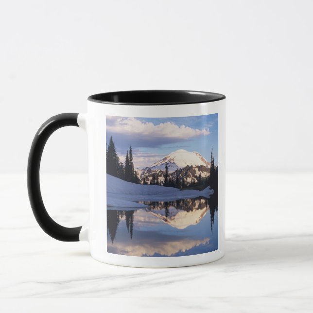 Caneca WA, Monte Rainier NP, Monte Rainier e nuvens (Esquerda)