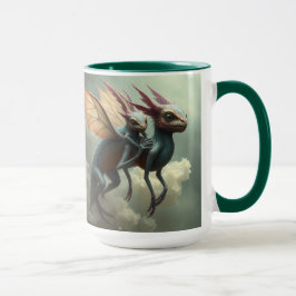 Caneca „Wächter der Lüfte – Flug der Drachen“