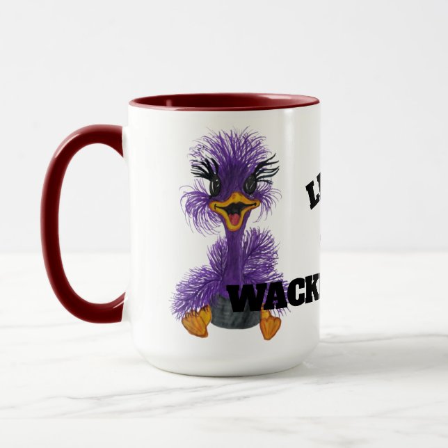 Caneca Wackadoodle Mug Vermelho (Esquerda)