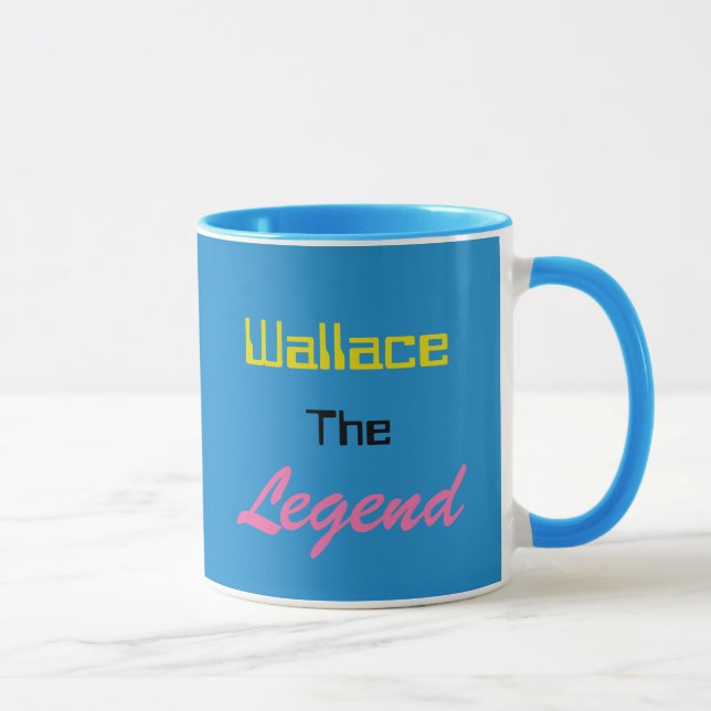 Caneca Wallace o manche da legenda TNT (Direita)