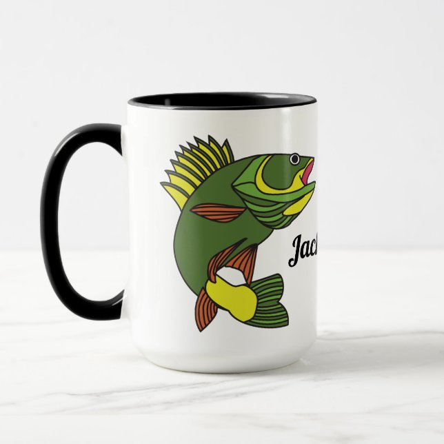 Caneca Walleye Pesca Personalizada (Esquerda)