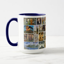 Caneca Walter Crane Art Nouveau Galeria Grande