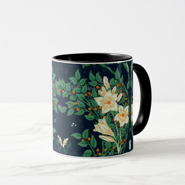 Caneca Walter Crane "Francesca" Botânico (Frente Esquerda)