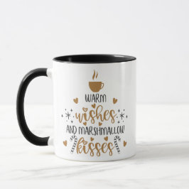 Caneca Warm Wishes and Marshmallow Kisses