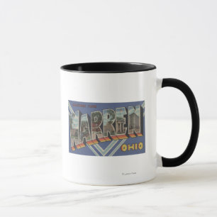 Caneca Warren, letra ScenesWarren de OhioLarge, OH