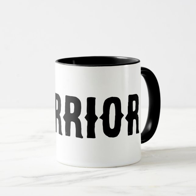 Caneca Warrior Coffee Mug (Frente Esquerda)