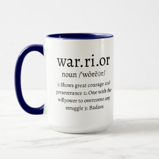 Caneca Warrior Definition Mug