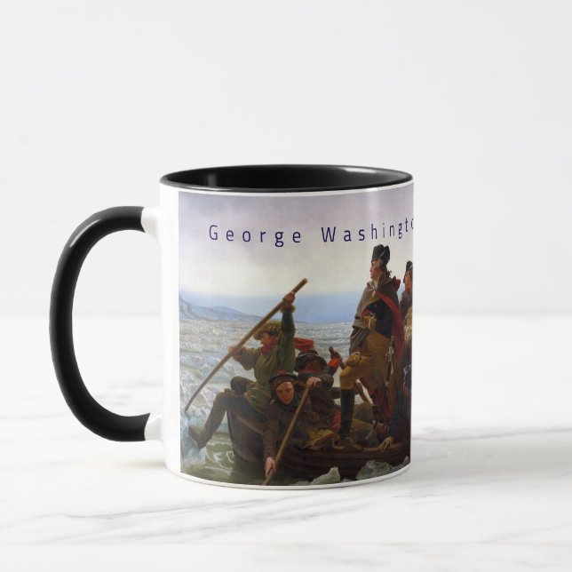 Caneca Washington Atravessando O Delaware 25 De Dezembro  (Esquerda)