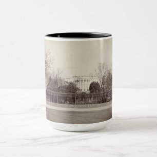 CANECA WASHINGTON DC A FOTO DA VINTAGEM DA CASA BRANCA DE
