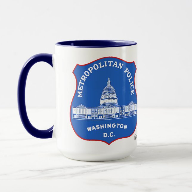Caneca Washington Metrpolitan Police Combo Mug, 15 oz (Esquerda)