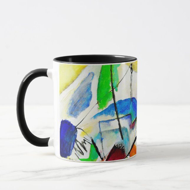 Caneca Wassily Kandinsky - Batalha do Mar (Esquerda)