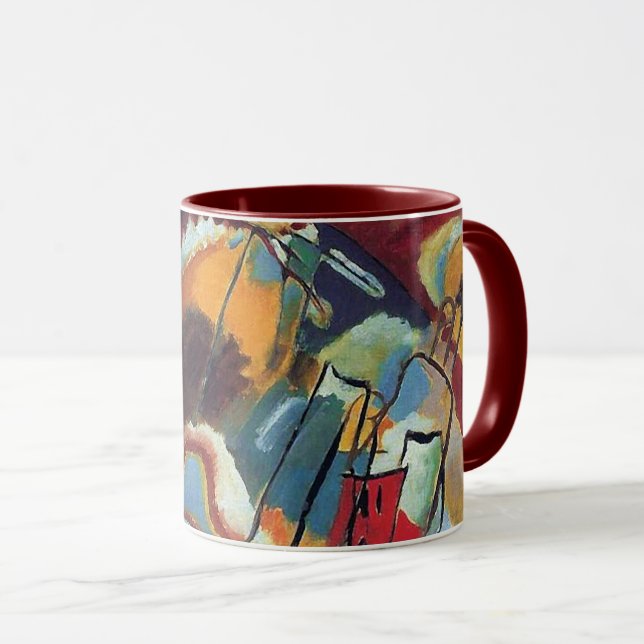 Caneca Wassily Kandinsky - Improvisação 30 (Canhões) (Frente Esquerda)