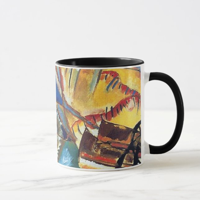 Caneca Wassily Kandinsky - Improvisação 30 (Canhões) (Direita)