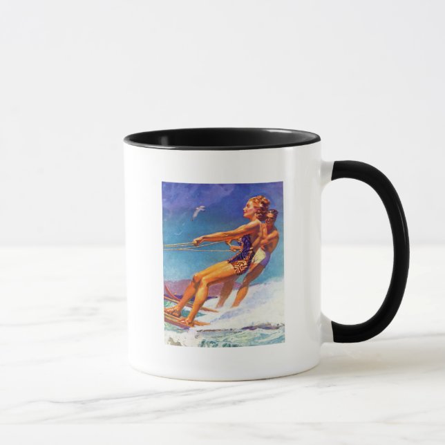 Caneca Water Skier por McClelland Barclay (Direita)