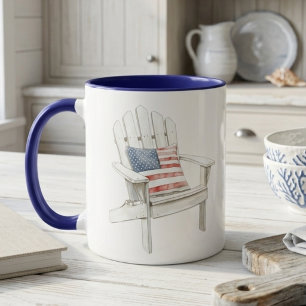 Caneca Watercolor Adirondack Presidente Travesseiro Ameri