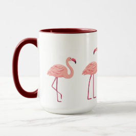 Caneca Watercolor Flamingos Mug