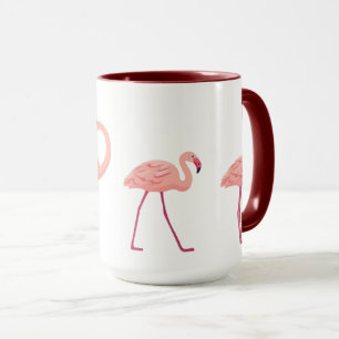 Caneca Watercolor Flamingos Mug