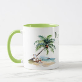 Caneca Watercolor Florida Beach Trip